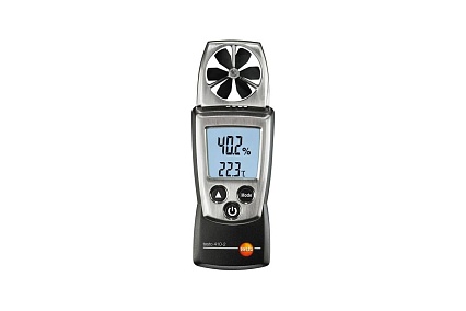 Анемометр с крыльчаткой Testo 410-2 с поверкой по каналам: скорость потока воздуха, температуры 0560 4102П