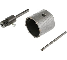 Коронка буровая в сборе, SDS-plus, 68 мм, М22 Тундра 1032464