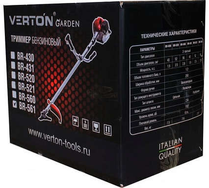Бензиновый триммер Verton garden BR-561 01.5985.6395