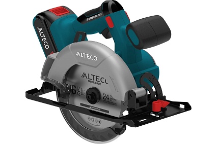 Бесщеточная аккумуляторная циркулярная пила Alteco CCSB 20165 Li BL 36998
