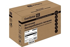 Источник бесперебойного питания Exegate Power Smart ULB-500.LCD.AVR.4C13 500VA 300W, LCD, AVR, 4*C13, металлический корпус, Black 294609