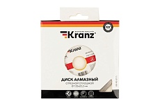 Диск алмазный отрезной сплошной (125x22.2x1.8x10 мм) Kranz KR-90-0111