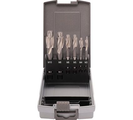 Набор цековок 180 градусов, М3-M10, HSS-G, 6 шт RUKO 102452RO