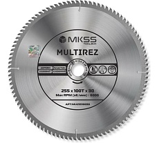 Диск пильный универсальный MKSS Toolbox MU2551 255x100Тх1.8/2.6x30мм Multirez MU25510030