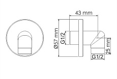 Шланговое подключение WasserKRAFT A134