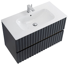 Мебель для ванной Art&Max Elegant 100 см, LED подсветка, серый