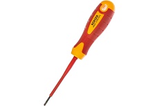 Диэлектрическая шлицевая отвертка SL2.5*75мм, до 1000V Berger BG BG1051