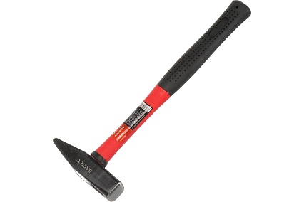 Молоток BARTEX B0008 квадратный боек, фибергласовая рукоятка, 0.4 кг 149710