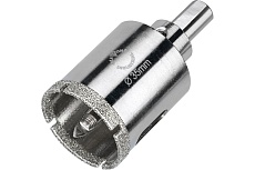 Коронка алмазная по керамограниту и керамике с центрирующим сверлом 35 мм Diamond Industrial DIDCSC035