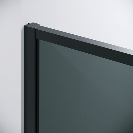 Душевой уголок Grossman Galaxy 120.K33.01.1490.21.10 140x90 тонированный, черный матовый