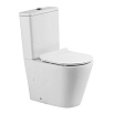 Унитаз-компакт BelBagno Flay-Tor BB2149T/BB2149CP-TOR безободковый, со смывом Торнадо, белый