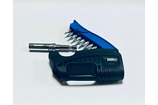 Набор бит с отверткой KS Tools TB 1/4&quot; реверсивная трещотка, складывающийся 918.2855