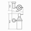 Дозатор жидкого мыла WasserKRAFT Donau K-9499