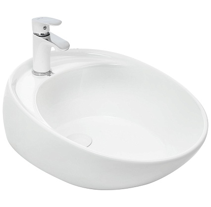 Раковина WeltWasser ELBACH 1037 38 см, 10000004582 белый глянцевый
