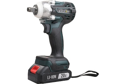 Гайковерт аккумуляторный бесщеточный Zitrek Crusher 20, 20В, 300 Нм, 1x2.0Ач 085-1021