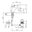 Смеситель для раковины Nicolazzi El Capitan 3402CR75