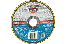 Круг отрезной по стали (125x2х22 мм) TIGARBO ТК-112520067