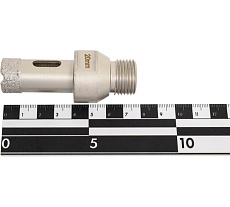 Коронка алмазная, вакуумное спекание (20х40 мм; 1/2&quot;; М14) TECH-NICK TUK 136.600.6676