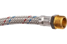 Гибкая подводка для воды НР 3/8&quot; х ВР 1/2&quot;, длина 600 мм STOUT RG008P0SIFSGE2