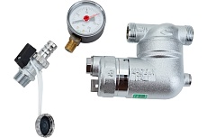 Фильтр FAR 100 мкм, с магнитными вставками, с манометром, Max: 95 C, 25 бар, поворотное соединение, 1/2&quot; НР FA 39M4 12100