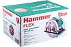 Циркулярная пила Hammer Flex 1800 Вт, 6000 об/мин, 210x30 мм, макс. пропил 70 мм CRP1800/210