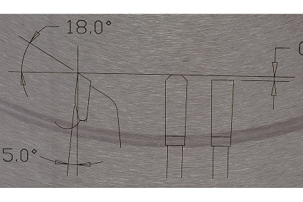 Диск пильный по ПВХ и алюминию HM (400х3.6х30 мм; Z=120; NEG) CUT2 20337