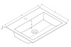 Мебель для ванной Vincea Chiara 2D 60 см C.Oak