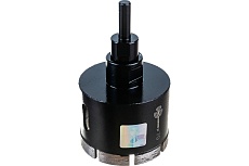 Коронка алмазная по керамограниту, серебряная пайка (70 мм) TRIO-DIAMOND GCB769