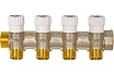 Распределительный коллектор STOUT 3/4, 4 отвода 1/2 SMB 6851 341204 RG008SFVPM6IB3
