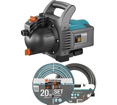 Садовый насос с комплектом шлангов и фитингов Gardena 3500/4 01719-20.000.00