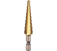 Сверло ступенчатое по металлу (9 ступеней; 4-12 мм; HSS) Makita D-40113