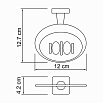 Мыльница-решетка WasserKRAFT Lippe K-6569