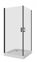 Душевой уголок Niagara Nova NG- 6804-08 Black 100x100 прозрачный, черный