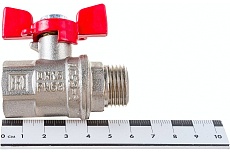 Шаровой кран Valfex PREMIUM для воды, 1/2&quot; ВР/НР, бабочка VF.218.NB1.012.PREMIUM