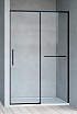 Душевая дверь Vincea Slim Soft VDS-1SS100CLB 100x200 черный, прозрачная