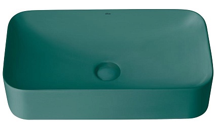 Раковина Abber Rechteck AC2204MDG 60.5 см матовый зеленый