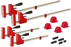 Набор корпусных струбцин и принадлежностей (12 предметов, 1000мм и 610мм) JET 70411EU