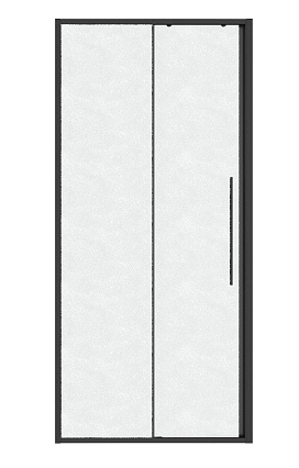 Душевая дверь Niagara Nova 90x195 шиншилла, графит NG-34-L9CHGR