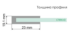 Душевой уголок WasserKRAFT Neime 19P03 90x90 квадратный