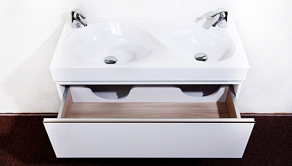 Мебель для ванной Velvex Otto 100 см белый
