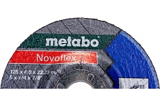 Диск шлифовальный Novoflex по металлу (125x22,2х6 мм) Metabo 616462000