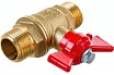Шаровой для воды Valfex 1/2" НР/НР ручка-бабочка, латунный 11Б27фт1М VF.219.LB1.012.Bir