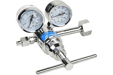 Редуктор высокого давления РВД-30/10 кислород/инертные газы, 30/10 МПа, 250 м³/час, поверенный Krass 2141001PV