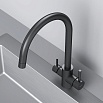 Смеситель для кухни Am.Pm X-Joy S F85B07722 с каналом, черный