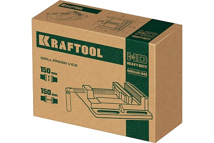 Станочные сверлильные тиски Kraftool 150 мм 32715-150
