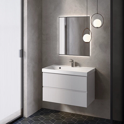 Тумба с раковиной AQUAme S1 80 см