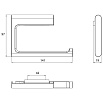 Держатель туалетной бумаги Emco Flow 2700 001 00 хром