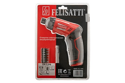Аккумуляторная отвертка Felisatti ОА-3,6Ф 609.5.2.00