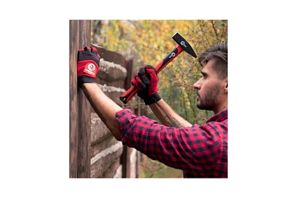 Молоток Intertool 500 г, ручка из фибергласа HT-0205