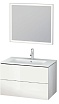 Мебель для ванной Duravit L-Cube 103 2 ящика белый